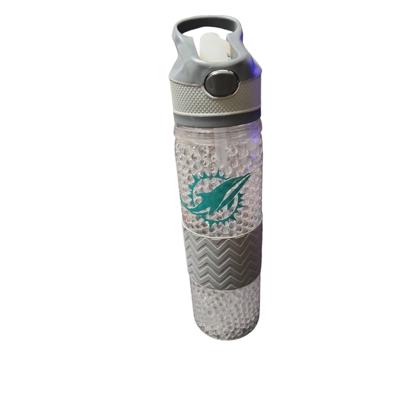 Nwot Miami dolphins freezer tritan water bottle - Picture 1 of 8